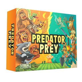 Predator vs Prey – Fast-Paced Card Game of Instinct, Speed & Chaos for Families, Friends & Game Nights – Addictive Flip & Slap Party Game – Ages 8+, 2+ Players