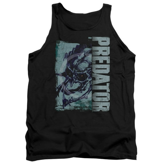 Predator Yautja Skull Adult Tank Top Black