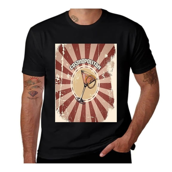 Predator and Prey Scene-Eagle-Dark Brown-Yellow-Cream- Casual Streetwea Everyday Tshirt Comfortable Wear tee shirt