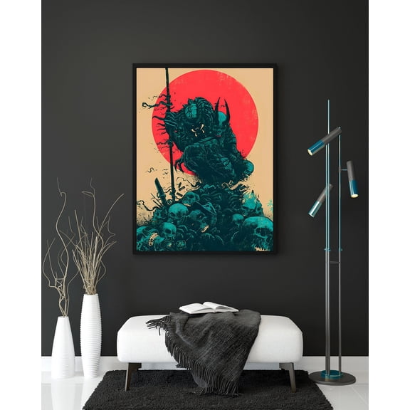 Predator movie canvas 24-32inch, house decoration, kitchen dinning wall art, bedroom decal, teenroom decor, hand drawn modern art