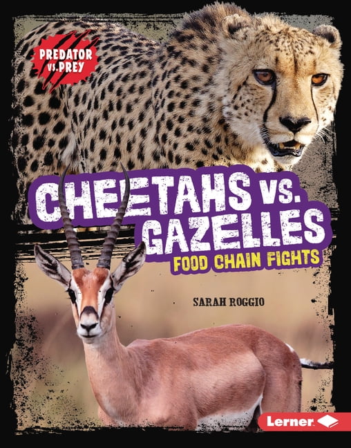 Predator vs. Prey Cheetahs vs. Gazelles: Food Chain Fights, (Hardcover)