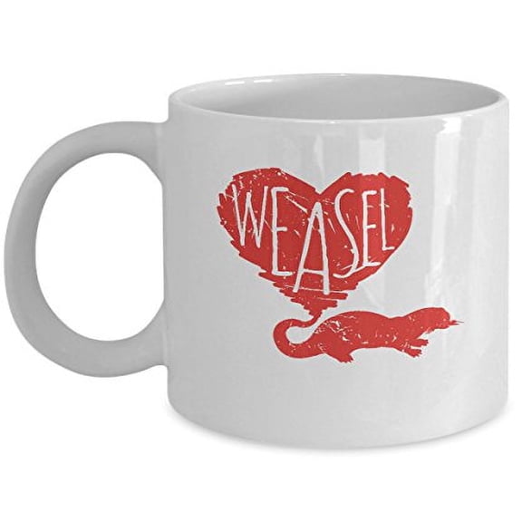 Weasel 11 oz Coffee Mug - Predators White Ceramic Gift