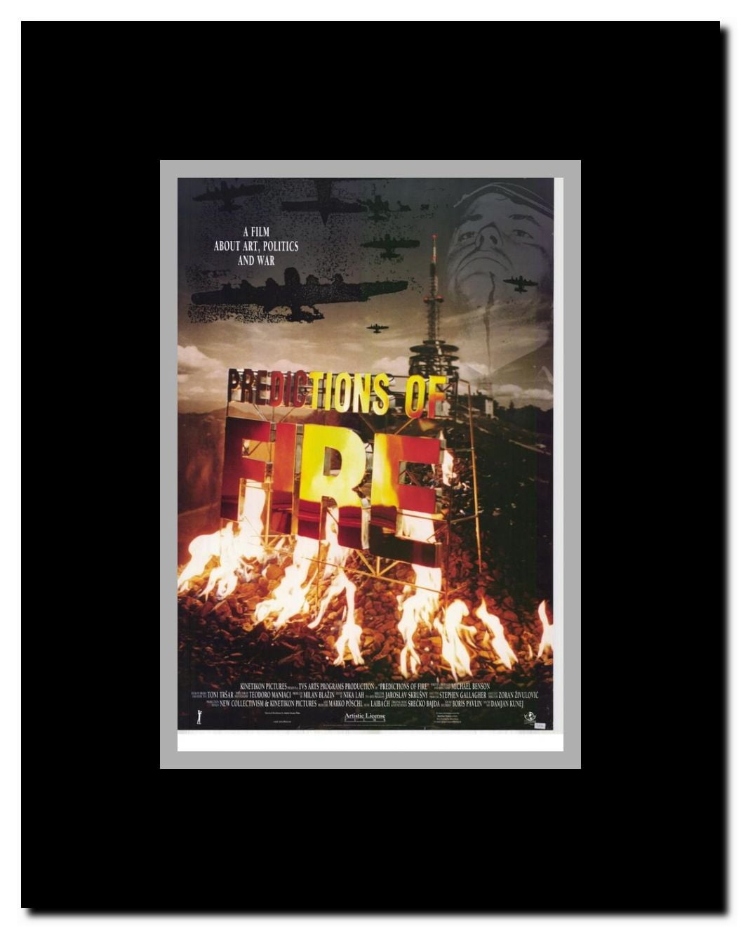 Predictions of Fire Framed Movie Poster