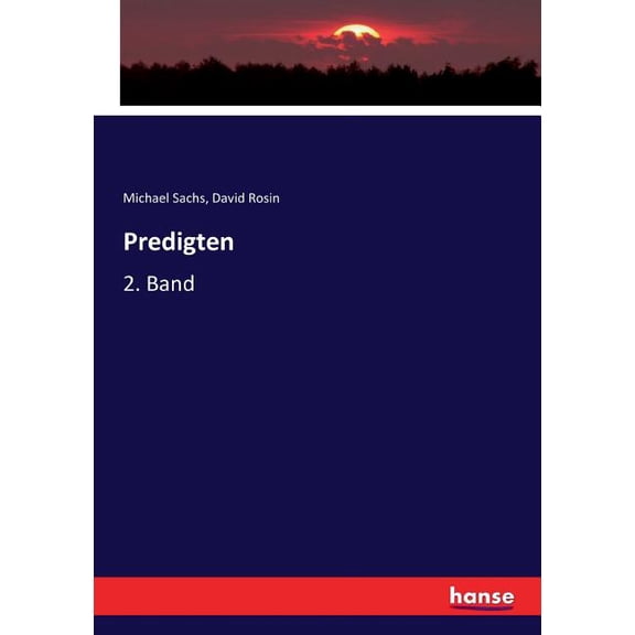 Predigten: 2. Band, (Paperback)