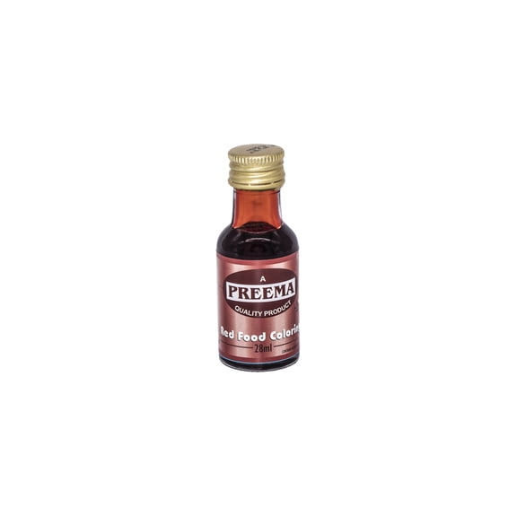 Preema Red Colouring 28ml (pack of 12)
