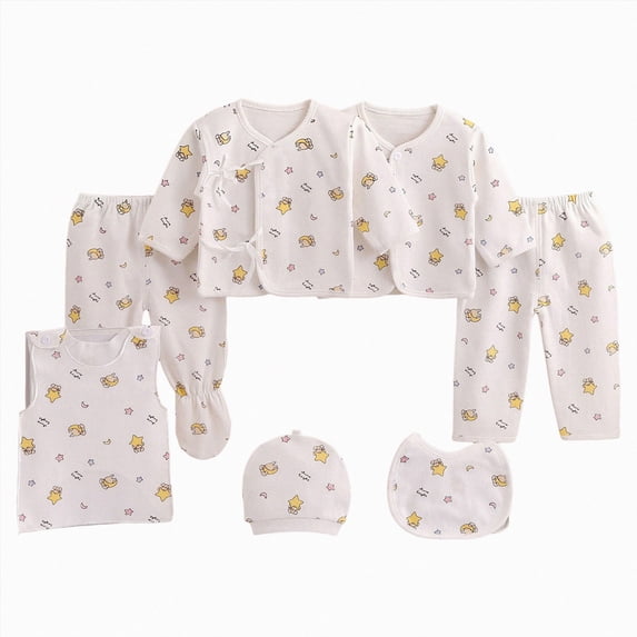 Preemie Baby Newborn Baby Boy Girl Layette Set Home Romper Jumpsuit Outfit Shower Gift Clothing Set, 0-3M NIEWTR