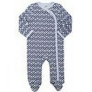 Preemie Clothes Footed Pajamas and Hat Blue Premature Patterns