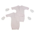 thumbnail image 1 of Preemie Girls Gowns and MIttens, 1 of 2