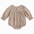 thumbnail image 1 of Preemie Newborn Infant Baby Girls Clothes Ribbed Bodysuit Baby Western Baby Cowboy Clothes Neutral Fall Romper Outfit For Boy Girl Infant,cowboy romper 9-12 Months, 1 of 5