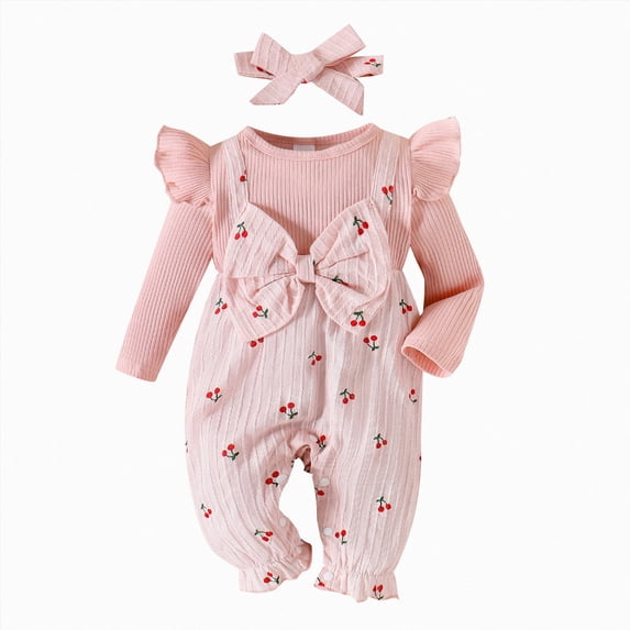 Preemie Newborn Infant Baby Girls Clothes Ribbed Bodysuit Infant Kids Infant Baby Girls Boys Longs Sleeves Ribbed Romper Bodysuit Jumpsuit Suit,ribbed romper suit 1-3 Months