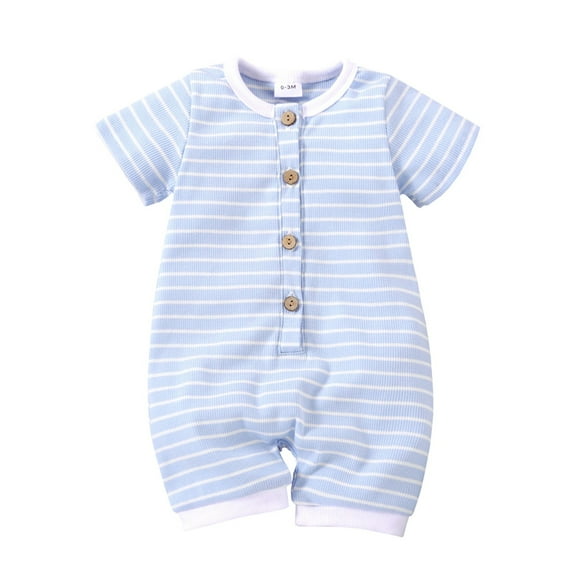 Preemie Newborn Infant Baby Girls Clothes Ribbed Bodysuit for 12-18 Months Preemie Kids Infant Baby Girls Boys Shorts Sleeves Ribbed Romper Bodysuit Jumpsuit Suit