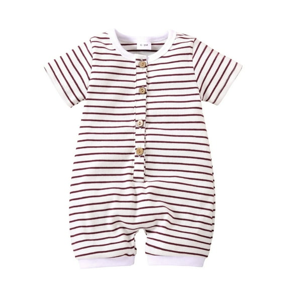 Preemie Newborn Infant Baby Girls Clothes Ribbed Bodysuit for 9-12 Months Baby Kids Infant Baby Girls Boys Shorts Sleeves Ribbed Romper Bodysuit Jumpsuit Suit