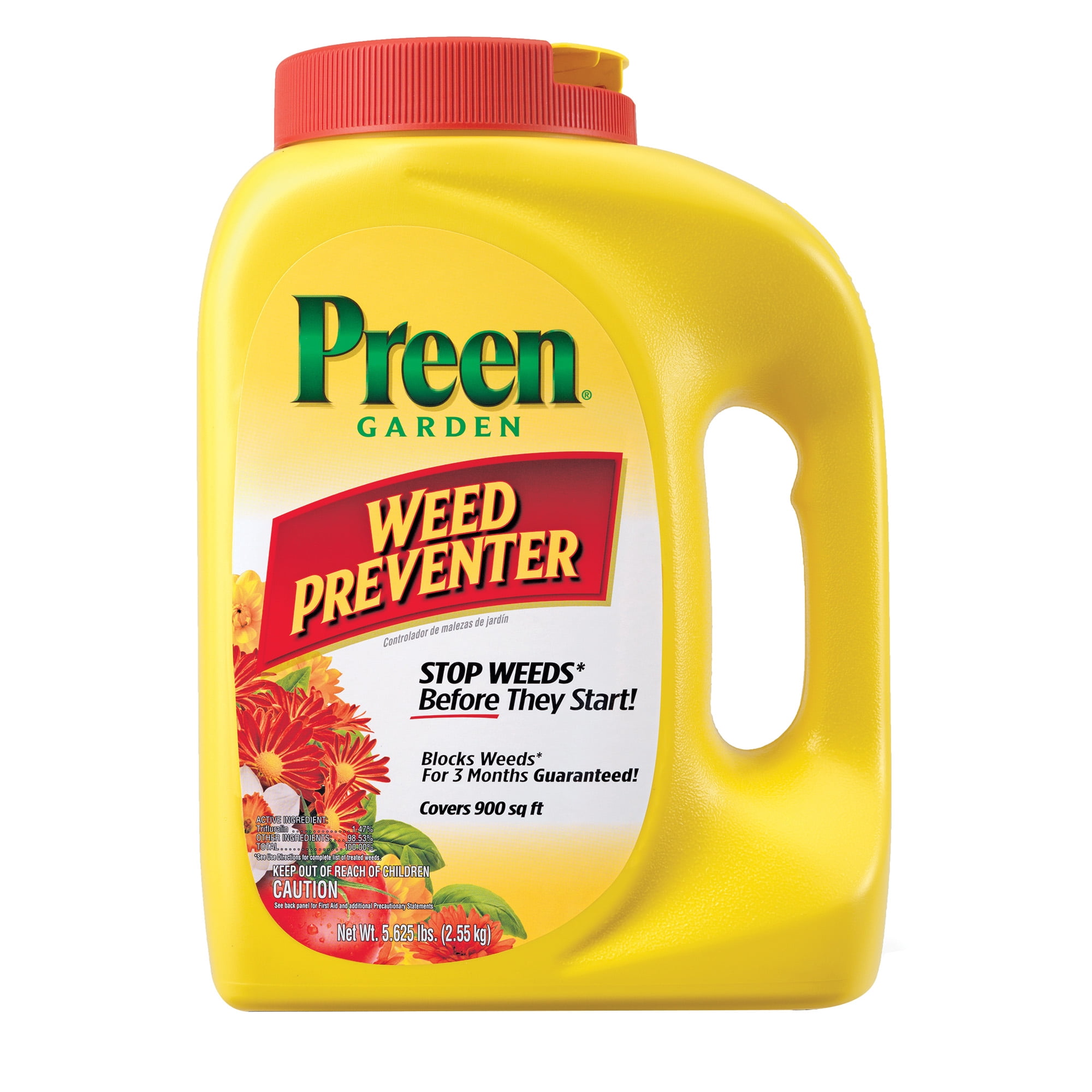 Preen Garden Weed Preventer 5.625 lb. Shaker Applicator Bottle - Covers 900 Sq. ft.