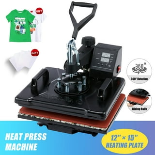 TUSY 15x15 Inch Heat Press Machine Digital Industrial Sublimation Machine  Printer Press Clamshell Heat Transfer Machine
