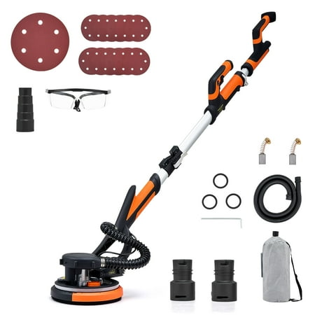 Preenex 850W Electric Drywall Sander Variable Speed Sander with 12 Sanding Discs & LED Light
