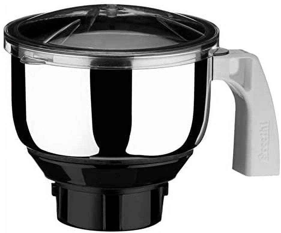EconoHome Mixer Grinder - Electric Mixer Grinder for Asian Cooking, Food  Prep - Includes Liquidizing Jar, Dry & Wet Grinder Jar, Chutney Jar, Lids 