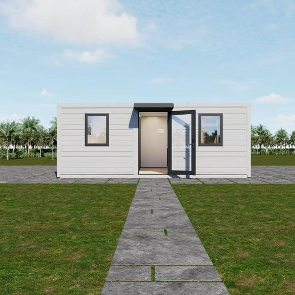 Prefab House | Prefab Home | Prefab ADU White Haven 360 SQFT - 2 Bedroom, 1 Bathroom Modular Backyard House