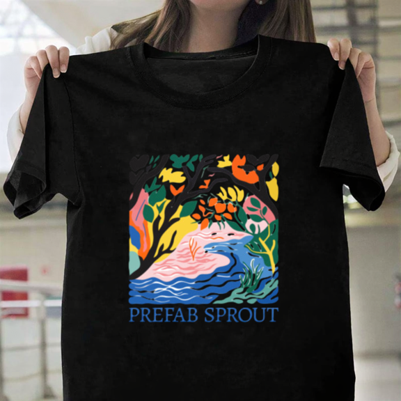 Prefab Sprout Classic British Indie Pop Music Group Studio Album Unisex T-Shirt, up to size 3XL.