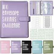 Prefdo A5 Size Money Saving Challenge Binder Kit, Multi-color