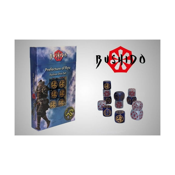 GCT Studios Prefecture of Ryu - Faction Dice Set (12) New