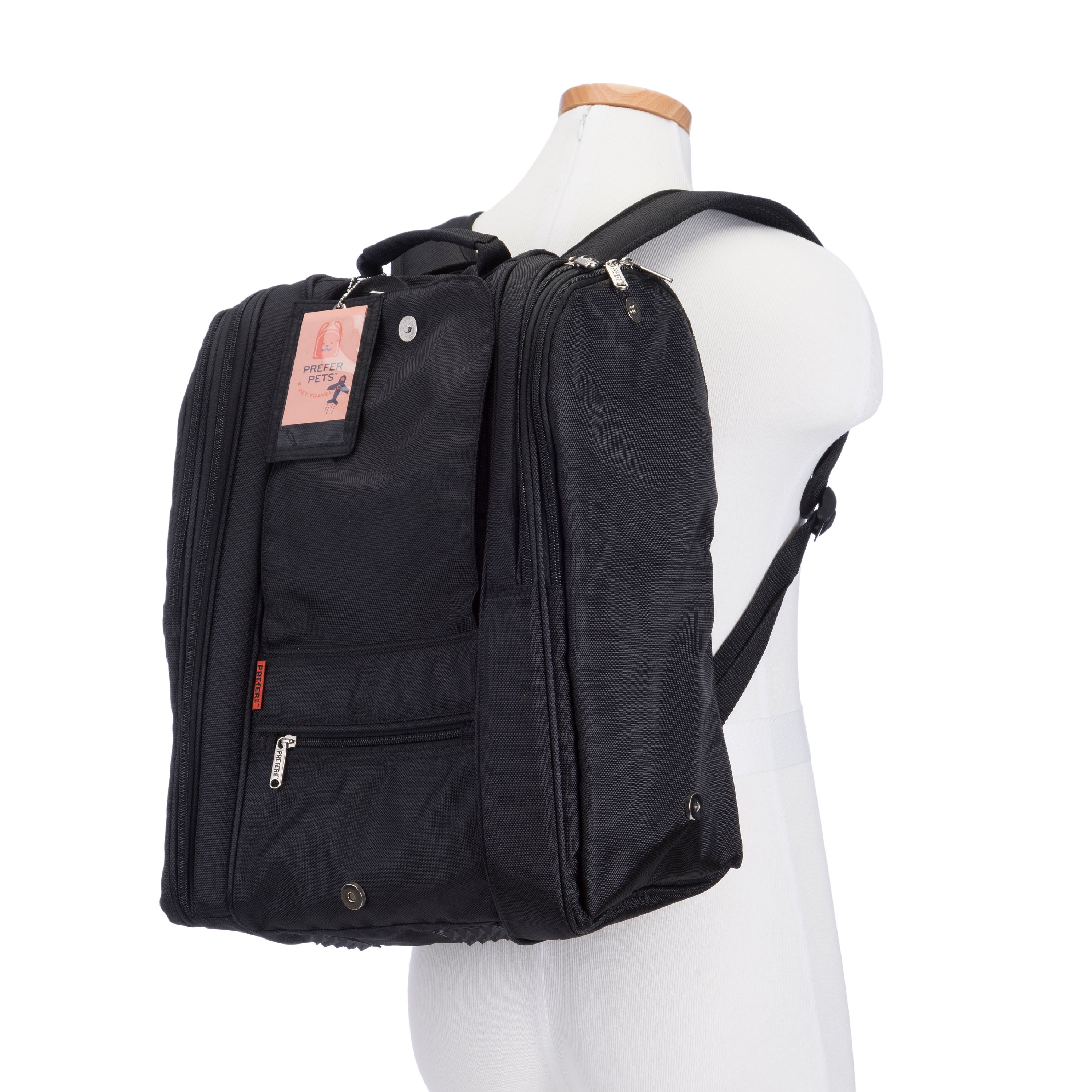 Prefer&nbsp;Pets&nbsp;Travel&nbsp;Gear&nbsp;Adventure&nbsp;Backpack&nbsp;Pet&nbsp;Carrier&nbsp;in&nbsp;Black