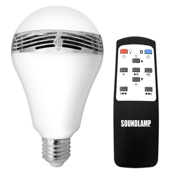 SoundLamp LED Light Bulb with Bluetooth Speaker