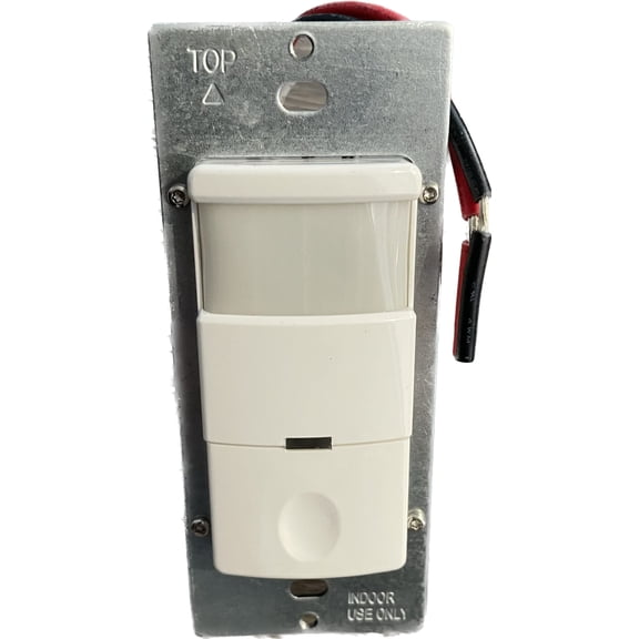 Preferred Industries 106785 Commercial Motion Sensor 120V 800W Lights Off OCC Vacant White