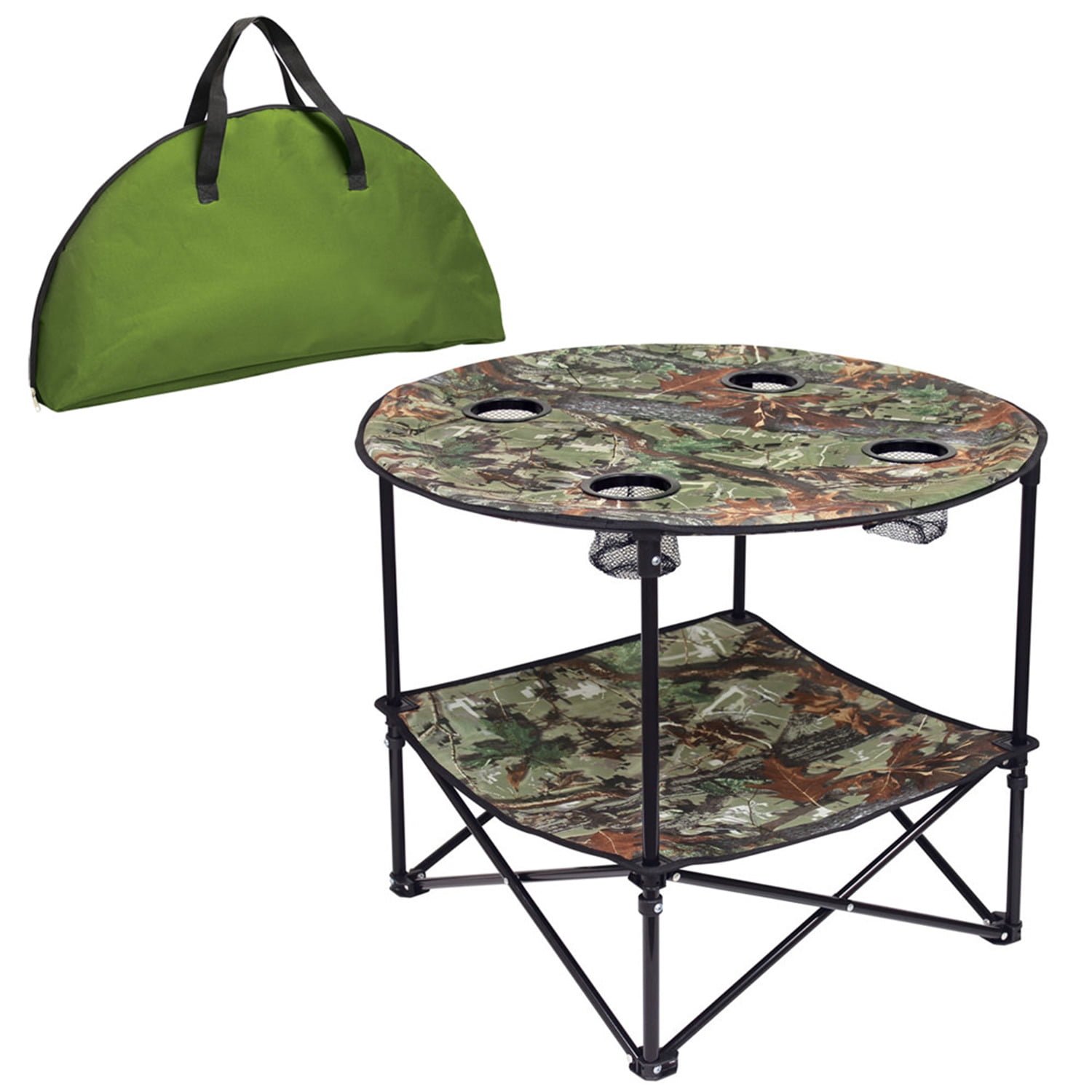 Preferred Nation Lightweight Camo Folding Outdoor Camping Table