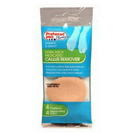 Preferred Plus Extra Thick Medicated Callus Remover - 4 Ea