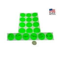 thumbnail image 1 of Preferred Postage Supplies Color Coding Labels Super Bright Fluorescent Neon Green Round Circle Dots For Organizing Inventory 1.5 Inch 504 Total Adhesive Stickers, 1 of 1
