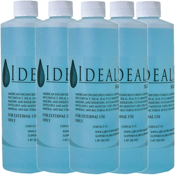 Preferred Postage Supplies Money Saver Five Pack Preferred Postage Supplies Five Pints (80 Oz Total) Sealing Solution Compare to Pitney Bowes E-Z Seal 601-1