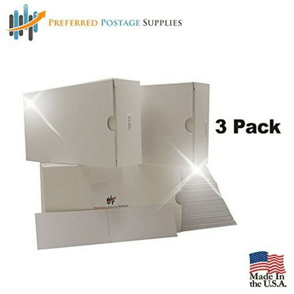 Preferred Postage Supplies Money Saver (Three Pack) (1800 Labels) Preferred Postage Supplies (USPS APPROVED) 7" x 1 3/4" Postage Meter Tape Compare to Pitney Bowes 625-0, 600 Label Count