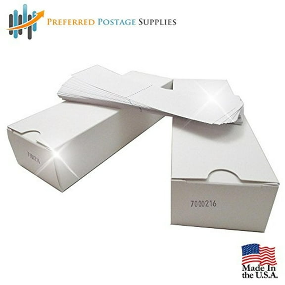 Preferred Postage Supplies (Money Saver Twin Pack) 1200 Labels Preferred Postage Supplies Ultra Neopost/Hasler 7" x 1-9/16" IS/IM IJ/WJ series Postage Meter Half Tapes Neopost 7465593 Hasler 9004020
