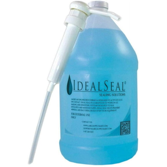 Preferred Postage Supplies One Gallon of Sealing Solution with Heavy Duty Pump Compare to Pitney Bowes EZ Sealing Solution # 601-1 DM Series Mailing Systems