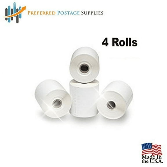 Preferred Postage Supplies Supplies 745-0 Compatible Shipping Labels for Pitney Bowes J644 & J645 Printers, 4 Piece