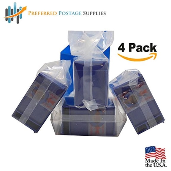 Preferred Postage Supplies Supplies Compatible 765-9 Red Ink Cartridge (4 pack) For DM300c, DM400c, DM450c, DM475c Postage Meters