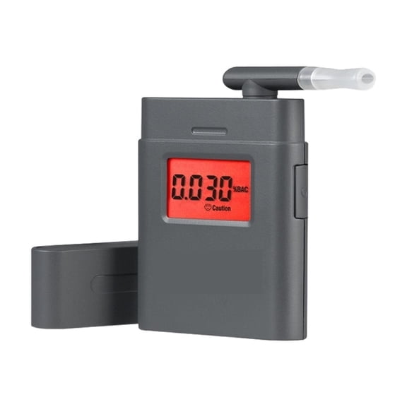 Prefessional Police Portable Breath Alcohol Analyzer Digital Breathalyzer Tester Body Alcoholicity Meter Alcohol Detector ,Fast and Easy