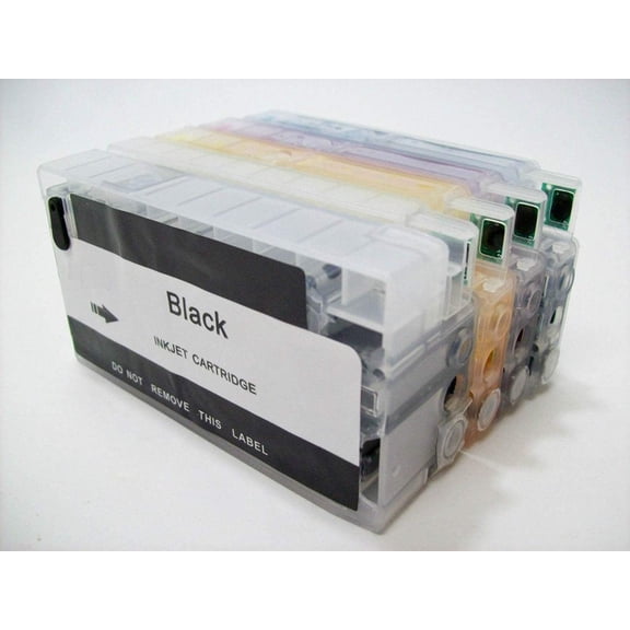 Prefilled Refillable Cartridges Dye Ink for 711 711 XL DesignJet T120 T520 Series Printer