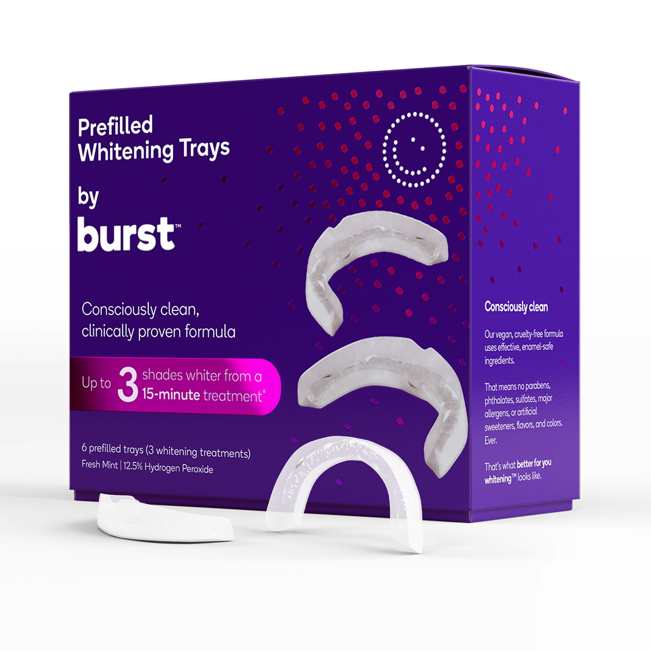 Prefilled Whitening Trays by Burst with 3 Treatments