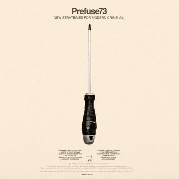 Prefuse 73 - New Strategies for Modern Crime Vol. 1 - Music & Performance - CD