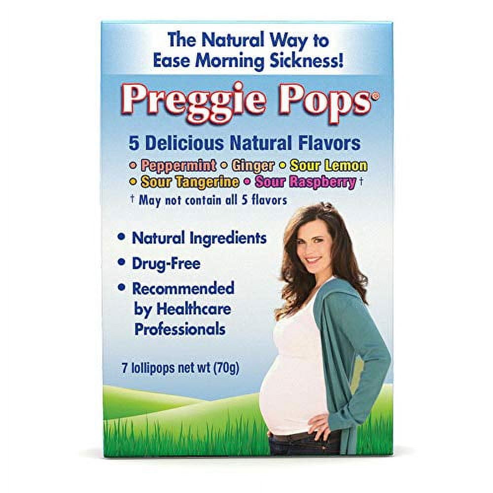Preggie Pops 7 Lollipops Morning Sickness & Nausea Relief during
