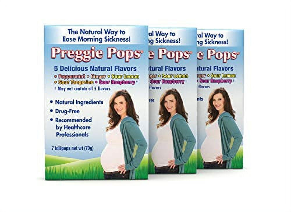 Preggie Pops, Morning Sickness & Nausea Relief during pregnancy, Safe for pregnant Mom & Baby