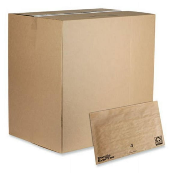 Pregis PGS4083815 14 x 9 in. EVT No. 4 Recyclable Padded Mailer, Kraft Paper - Pack of 150