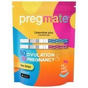 Pregmate 50 Ovulation and 20 Pregnancy Test Strips
