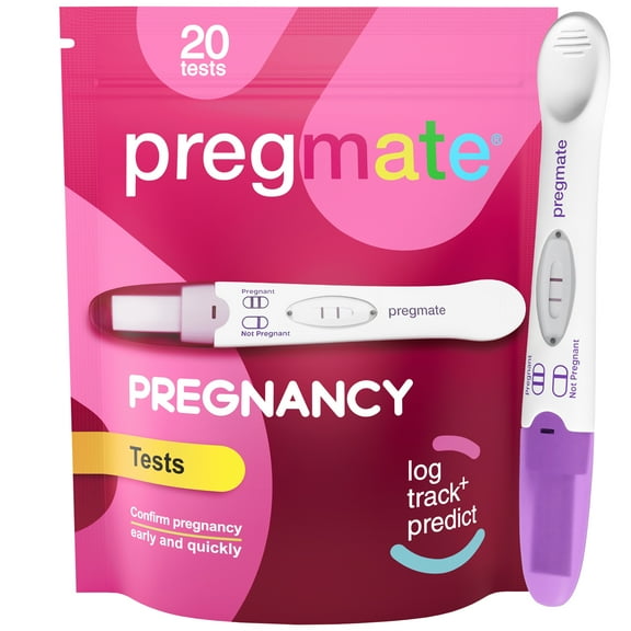 Pregmate Pregnancy Midstream Tests (20 Count)