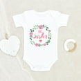 thumbnail image 1 of Pregnancy Announce Clothes - Promoted Big Sis Clothes - Big Sis Announcement Clothes - Flower Baby Clothes, 1 of 4