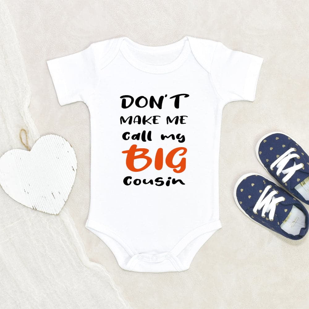 Pregnancy Announcement Baby Onesie Unique Baby Shower Gift Don't