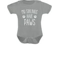 thumbnail image 1 of Pregnancy Announcement Tstars Unisex Bodysuit - My Siblings Have Paws Humor - Perfect Baby Shower Gift - Newborn Party Outfit - Funny Pet Lover Baby Clothes, 1 of 7