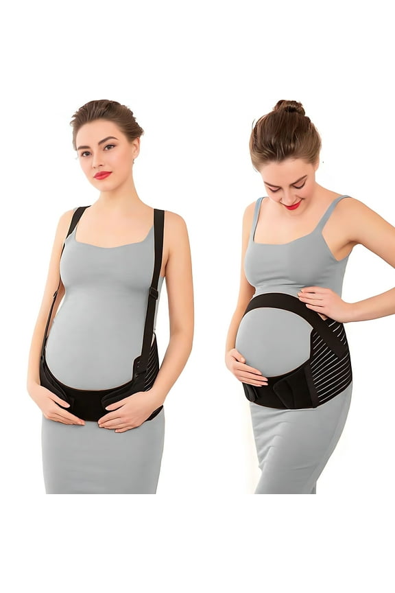 Pregnancy Belly Band,Machine Washable Maternity Belt,Pregnancy Belly Support Band For Hip Back & Pelvic Pain Relief,Nylon Belly Brace