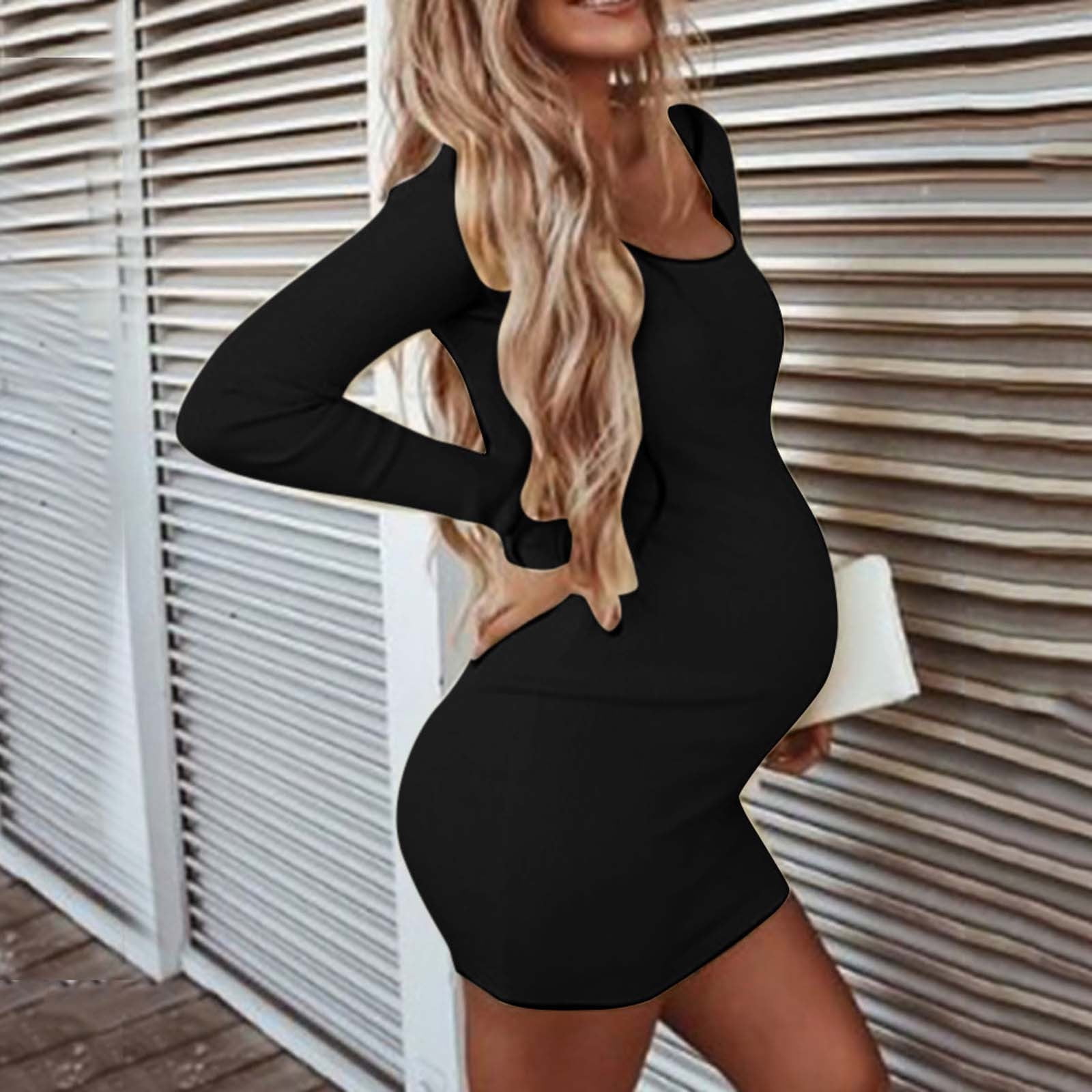Maternity-dress, Black